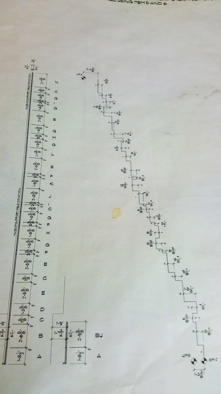 Shop drawing schedule for the stone panels